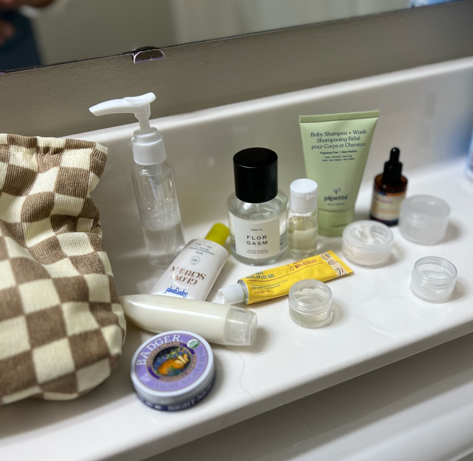 My travel bag essentials. 
Clean beauty, fragrance and skincare to help me stay healthy and glowing for flights, photo shoots and outings  

#LTKFind #LTKtravel #LTKstyletip