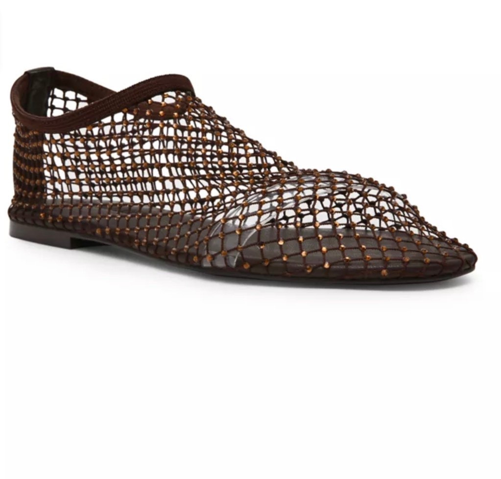 Steve Madden Mesh Flats black and bronze color.

#LTKootd #LTKOver40