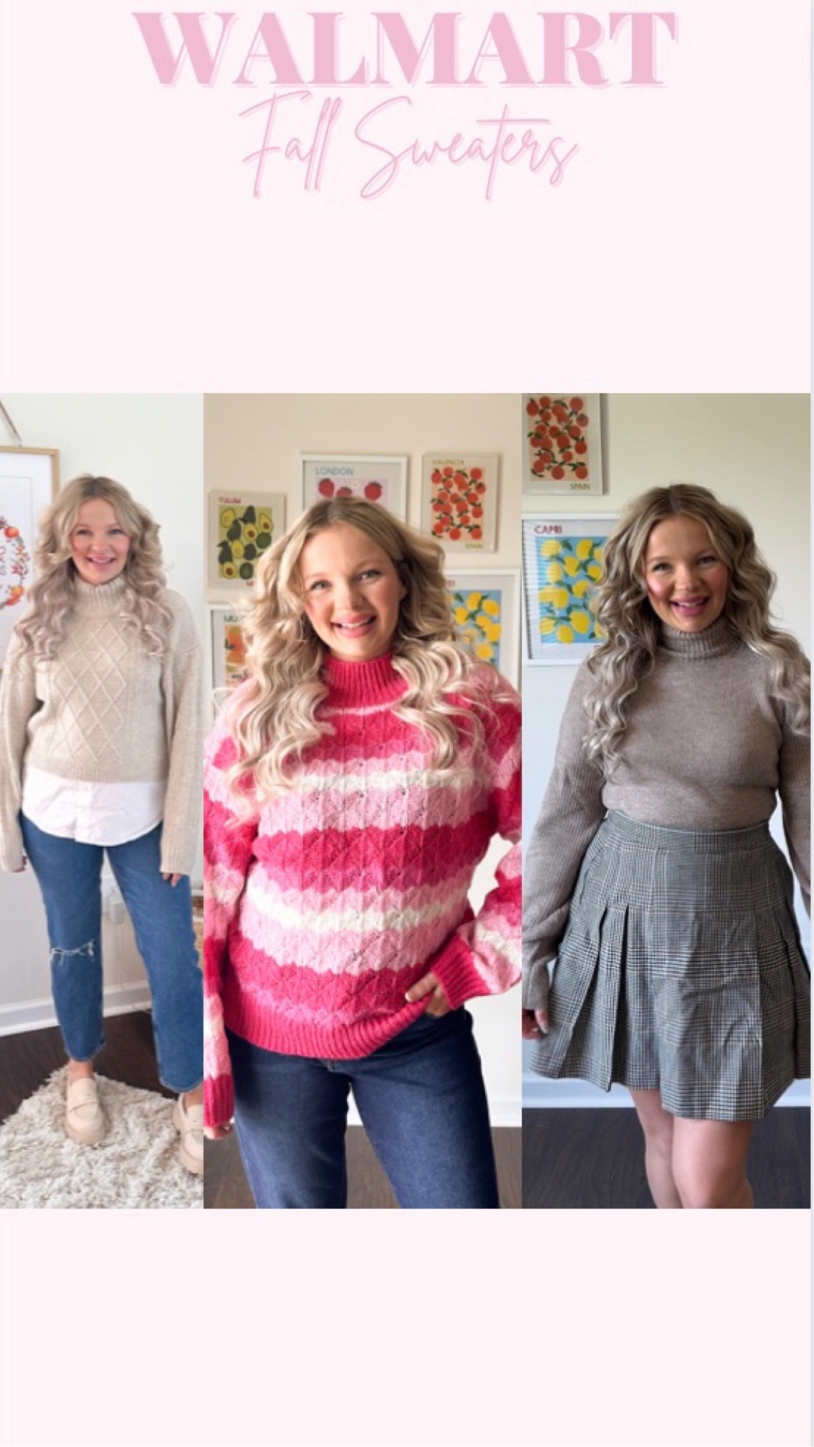 Walmart fall sweaters 😍🫶🏻💕

Walmart fall style Walmart fall outfit Walmart fall turtleneck

#LTKGiftGuide #LTKHolidaySale #LTKHoliday