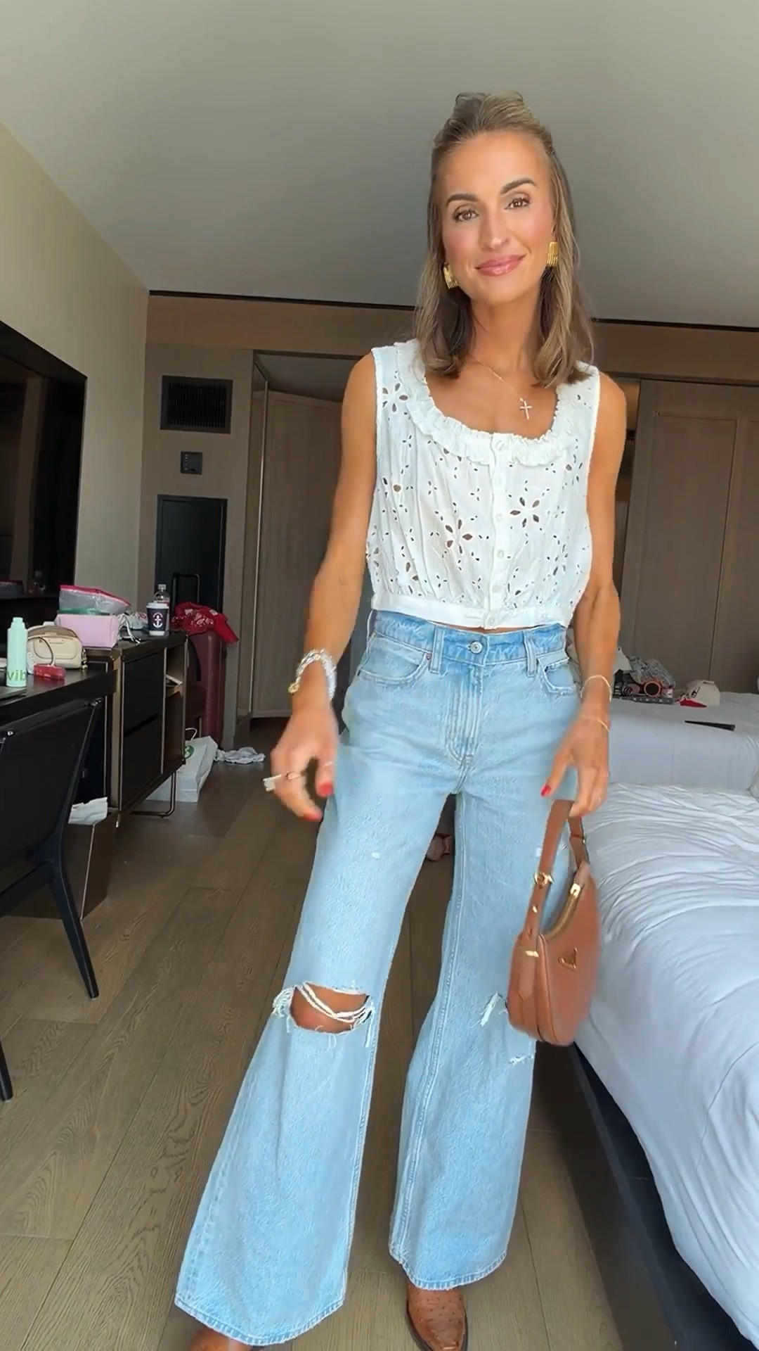 Some of the cutest wide leg jeans on sale this weekend! 🙌🏼

#LTKootd #LTKSaleAlert
