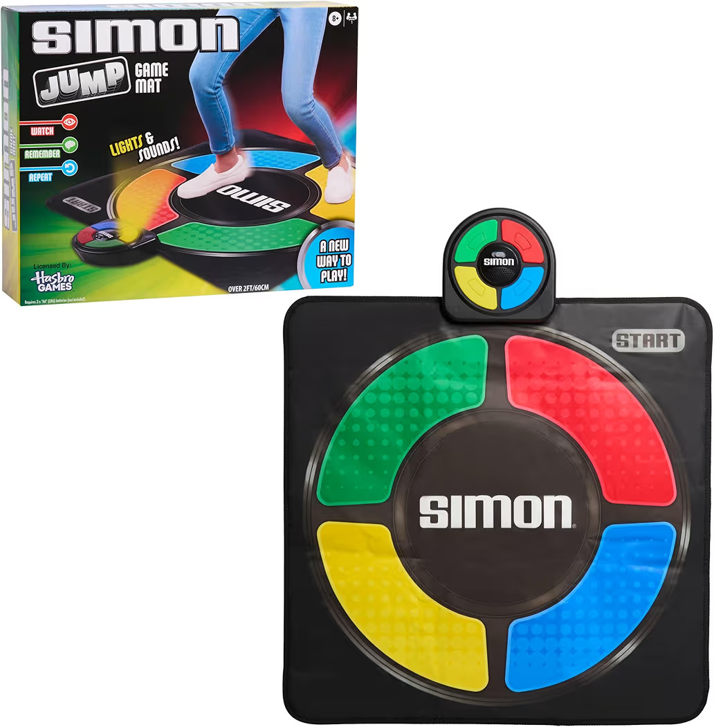 Just Play Hasbro Simon Jump Game Mat with Lights and Sounds, Electronic Memory Games for Kids, Ki... | Amazon (US)