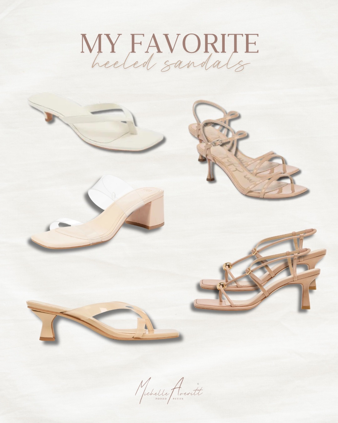 Footwear has been my favorite way to shift a whole look this season. I’ve been reaching for more elegant heels when I want something a little more polished and elevated, especially for dinners or dressier events where the outfit needs that extra refinement.

Kitten heels have also been a go to because they work for just about any occasion, from daytime plans to evening outings, without ever feeling overdone. It is all about having those easy, versatile pairs that make getting ready feel simple, chic, and just a bit more intentional for whatever the plan is.

Summer shoe, heeled sandals, vacation shoes

#LTKSeasonal #LTKgrwm