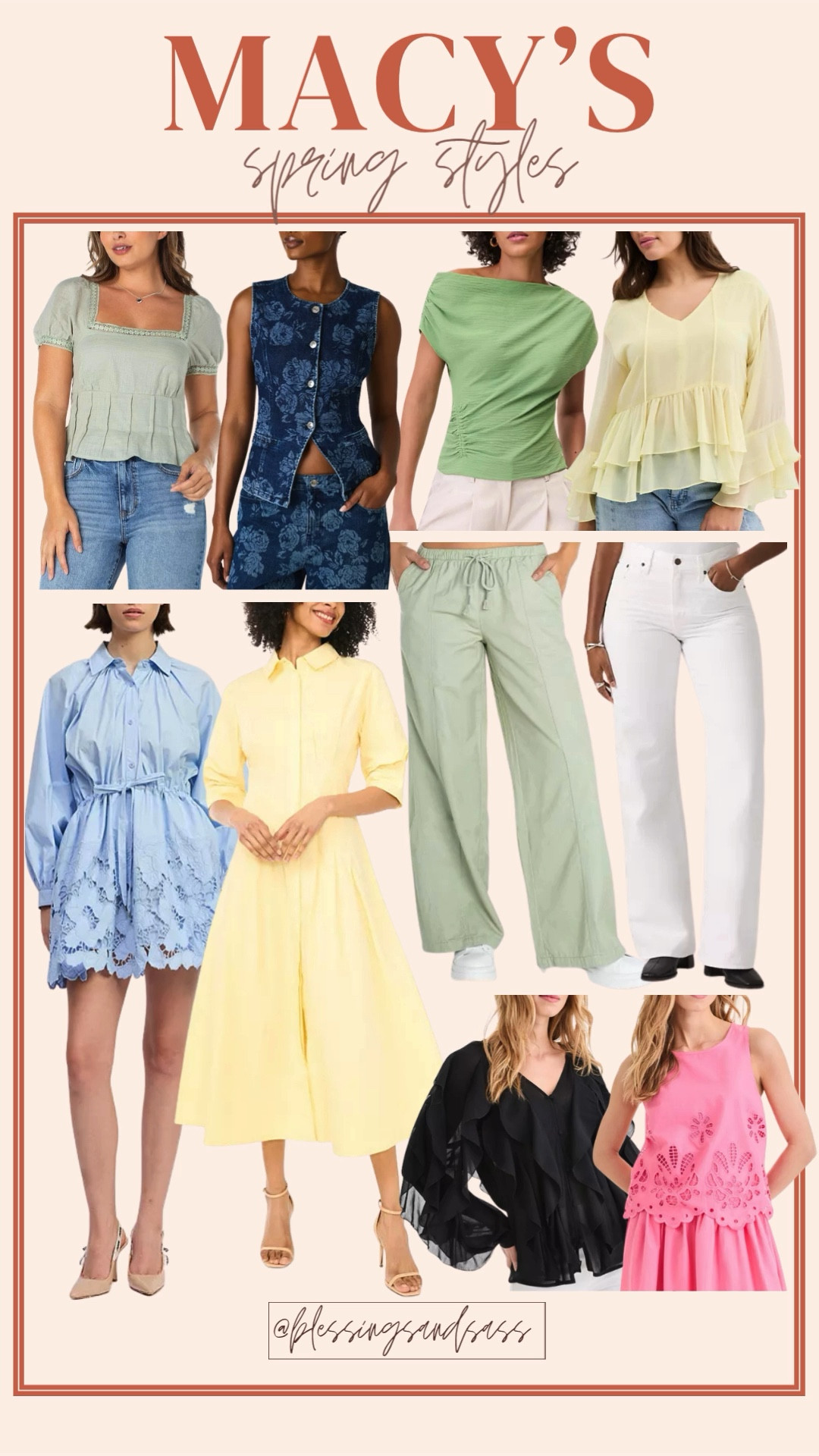 The cutest spring dresses from Macys! 


Women’s fashion, spring fashion, spring styles, spring outfits, spring outfit inspo, spring ootd, trendy fashion, chic style, fashion over 40, Easter fashion, Easter outfits, Easter outfit inspo, Easter outfit ideas, spring dresses 




#LTKootd #LTKOver40 #LTKSeasonal