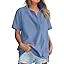 ANRABESS Womens Short Sleeve Tops Oversized Lightweight Sweatshirt Polo Shirts 2026 Summer Casual... | Amazon (US)