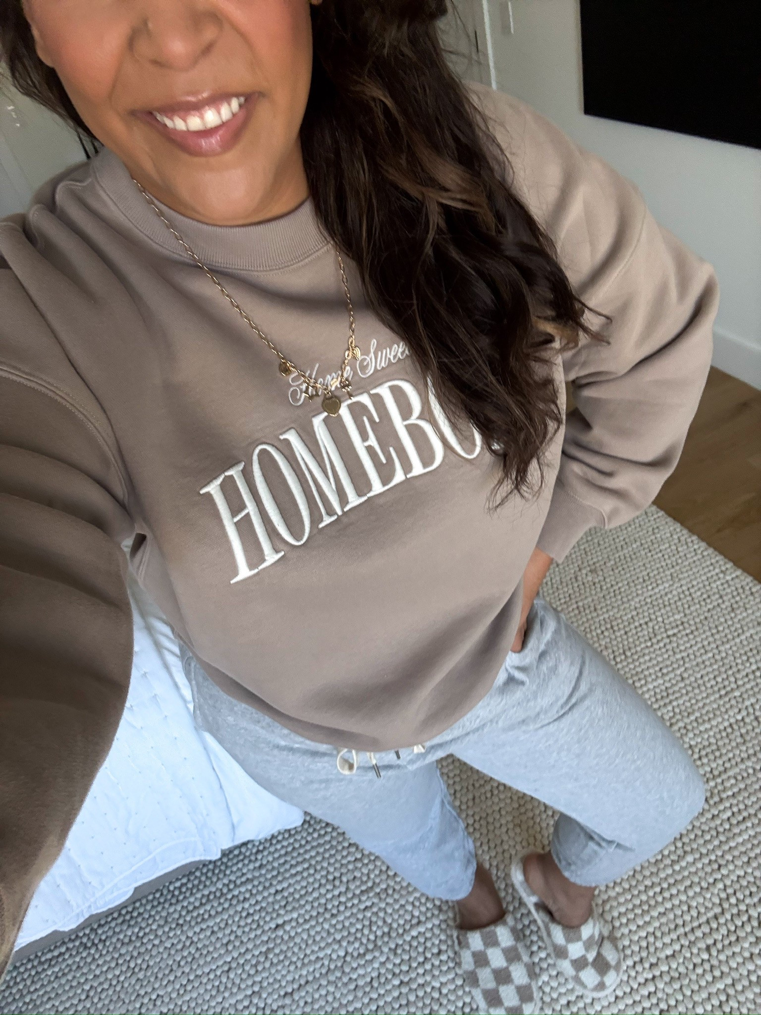 The perfect outfit for a lounge day!  I'm 5'9" 38D size 12/xl! Wearing XL on top and L on bottom! 



#LTKMidsize #LTKSpringSale #LTKFindsUnder50
