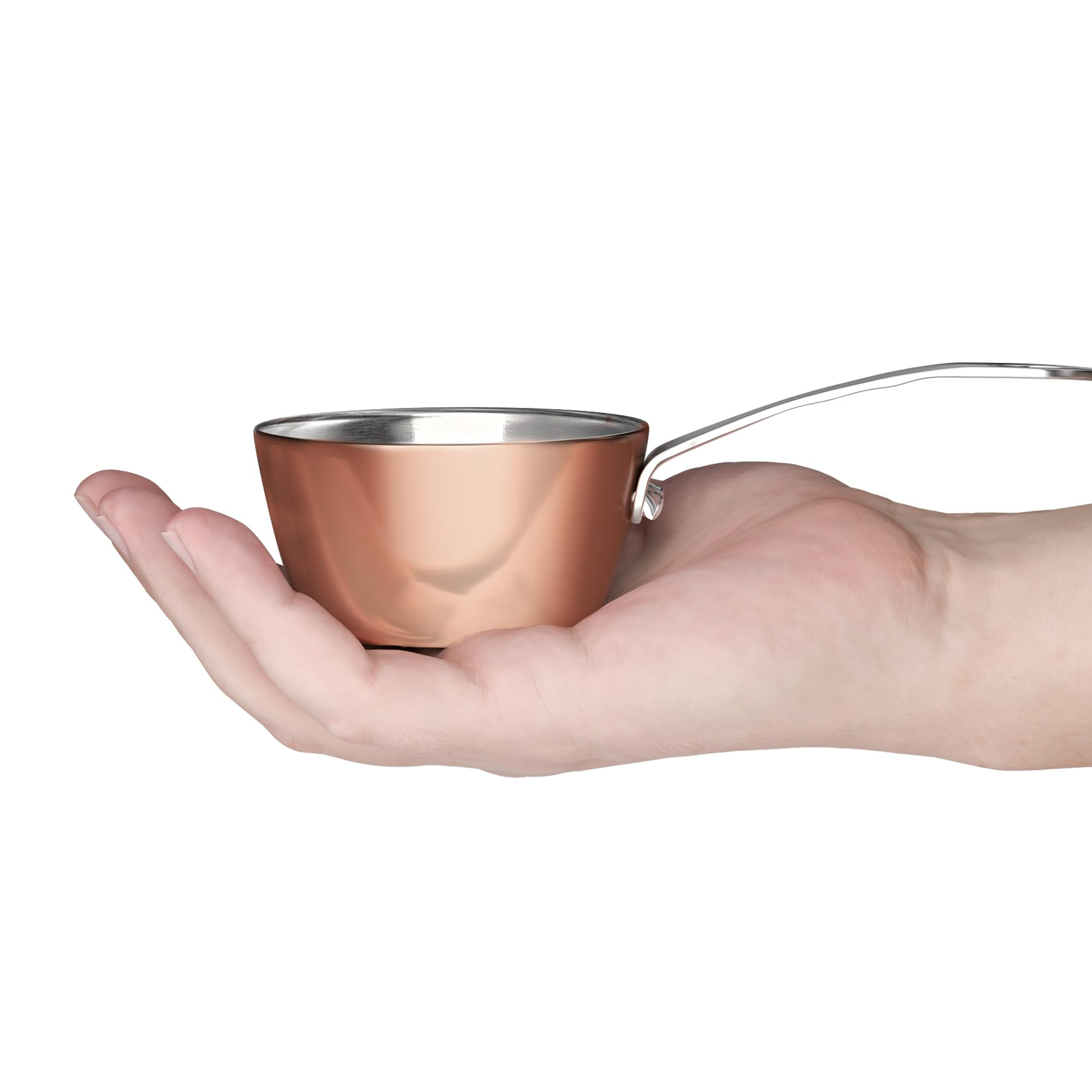 Macevia Mini Sauce Pan,Copper Stainless Steel Butter Warmer Small Pot with Handle, Multipurpose U... | Amazon (US)