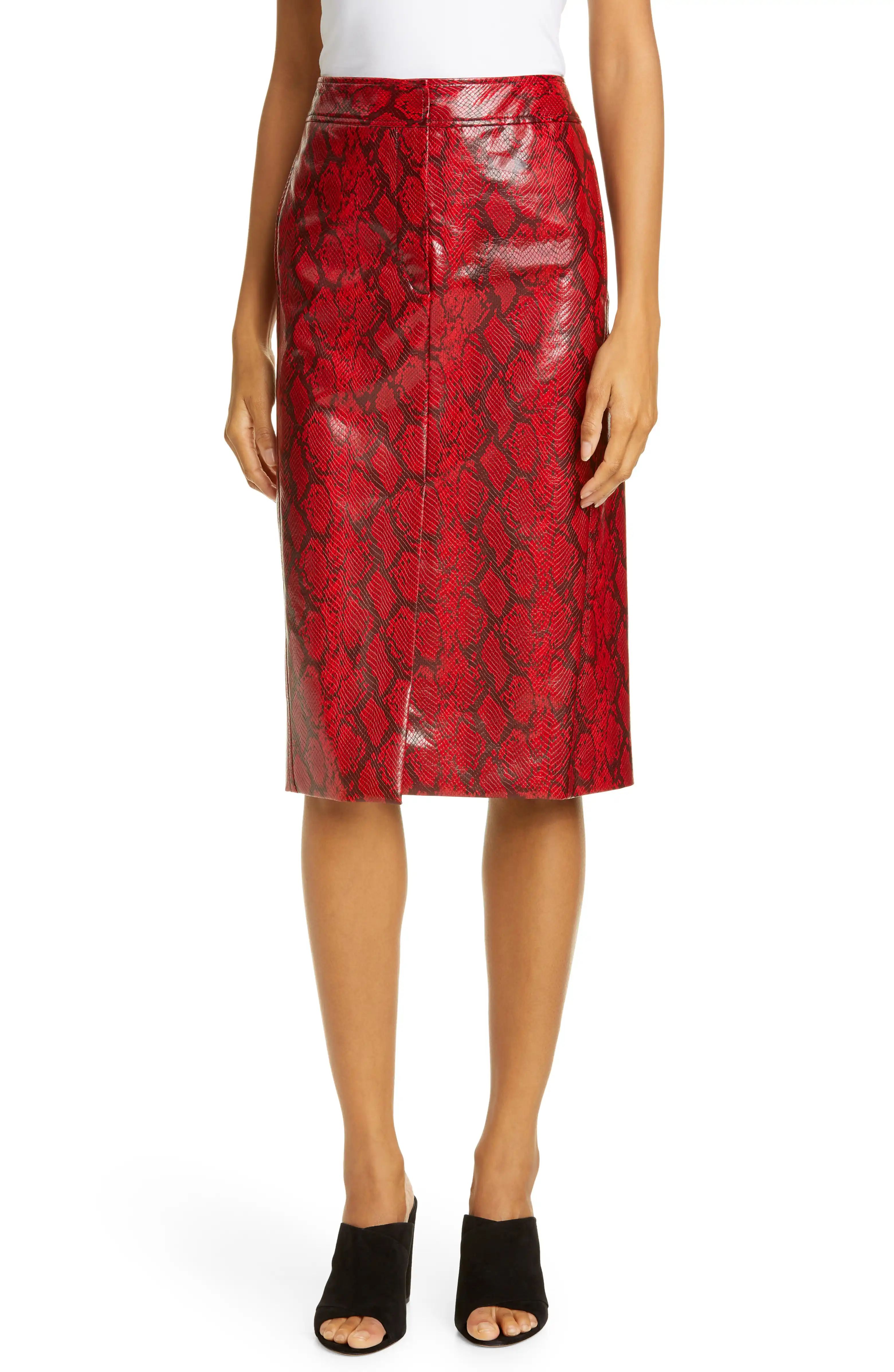 Faux Snakeskin Pencil Skirt | Nordstrom