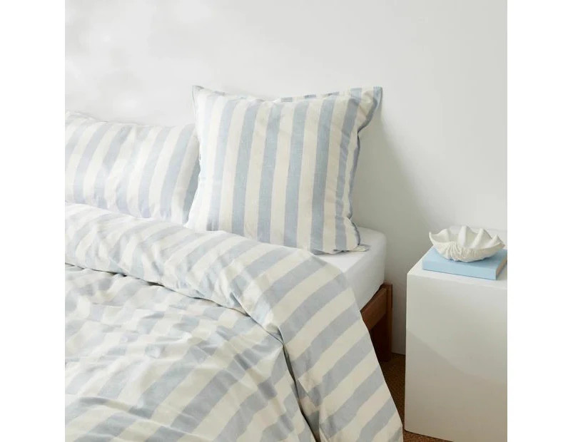 Target Reid Stripe Linen/Cotton European Pillowcase | Catch.com.au
