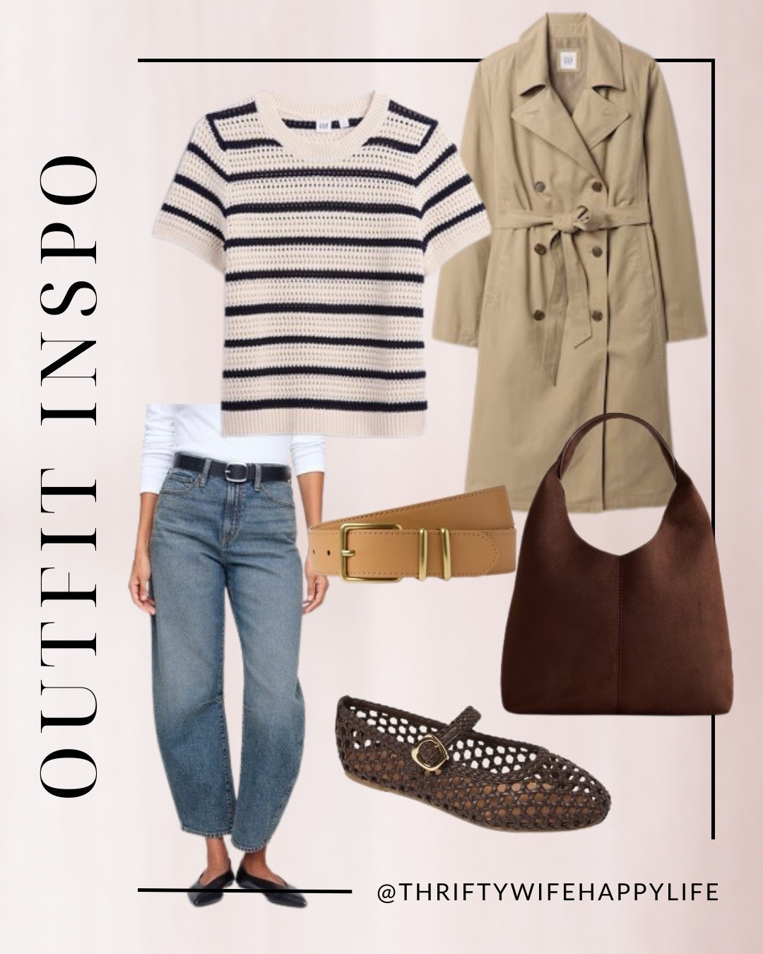 Spring outfit inspiration with barrel jeans! 

#LTKOver40 #LTKSeasonal #LTKPetite