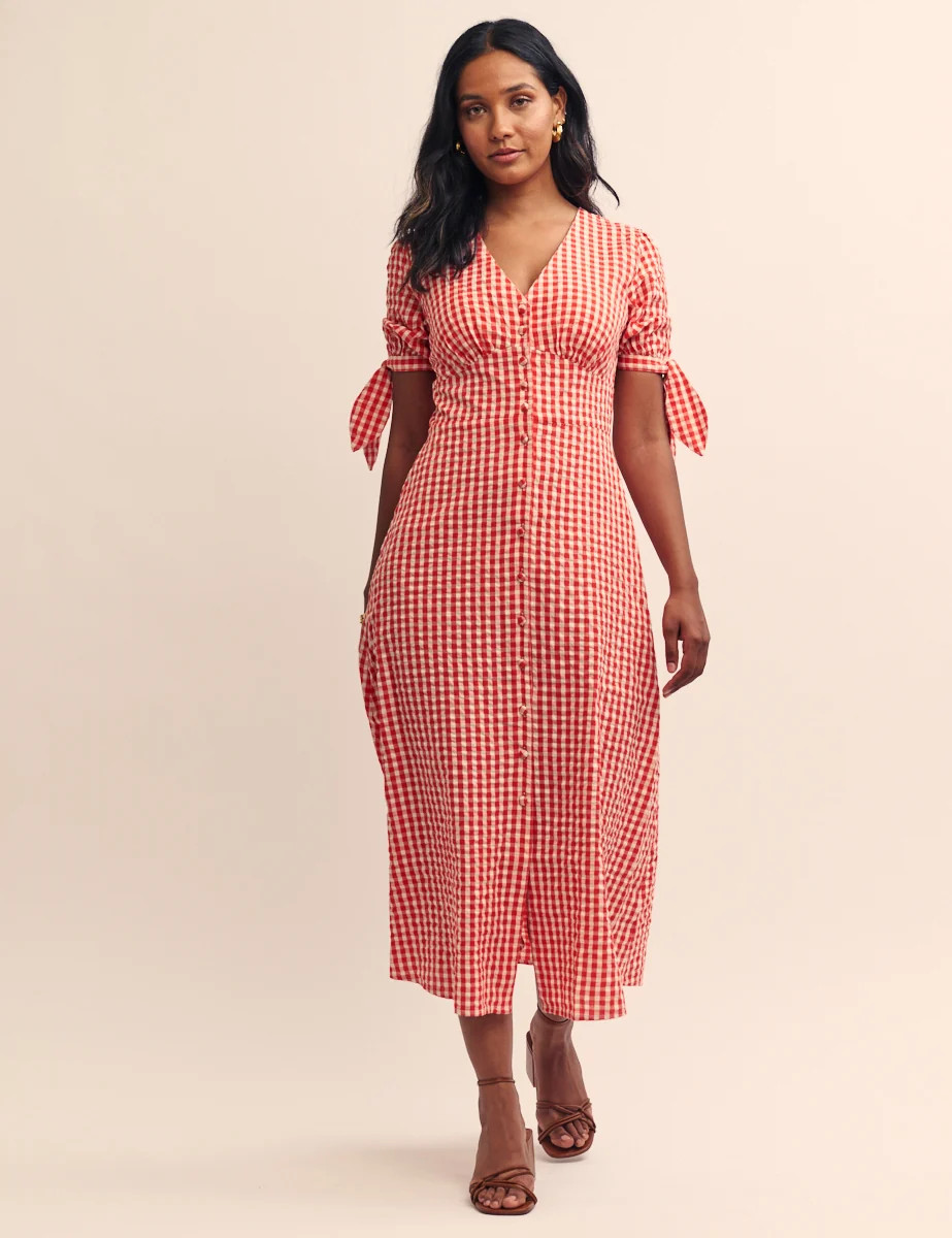 Red Gingham Alexis Midi Dress
  

  
    
      £55.30
      £79.00 | Nobody's Child
