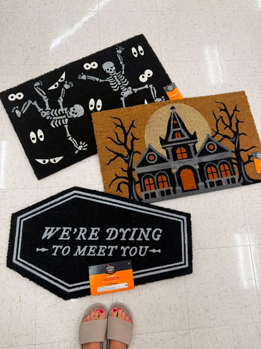 The cutest Halloween doormats have arrived! 👻🎃🖤 So many fun ones to choose from—I seriously want them all! Such an easy way to give your front porch a spooky little refresh! 🕸️✨

#HalloweenDecor #HalloweenFinds #FallDecor #FrontPorchDecor #LTKFinds 

 