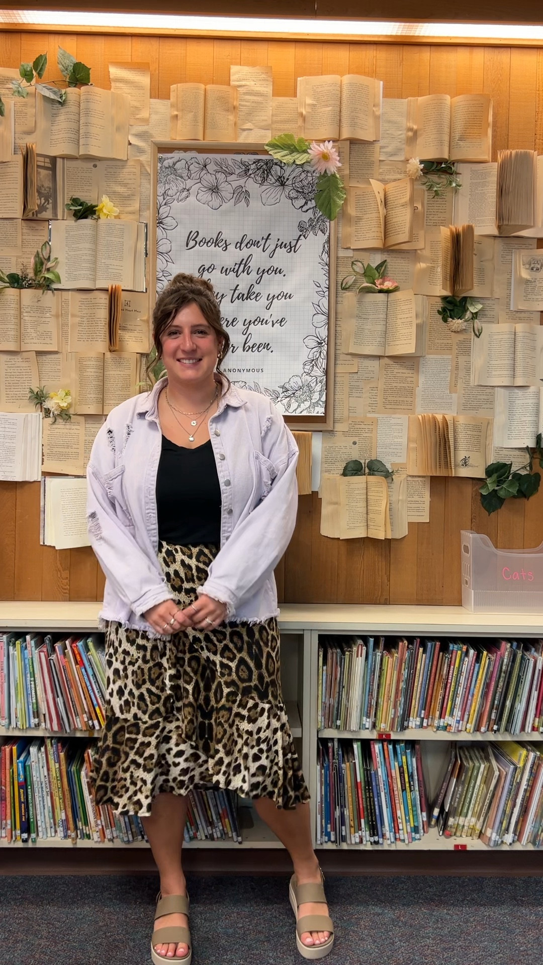 Teacher outfit
Leopard print skirt 
Jean jacket 
Crocs 

#LTKmidsize #LTKfindsunder50 #LTKshoecrush