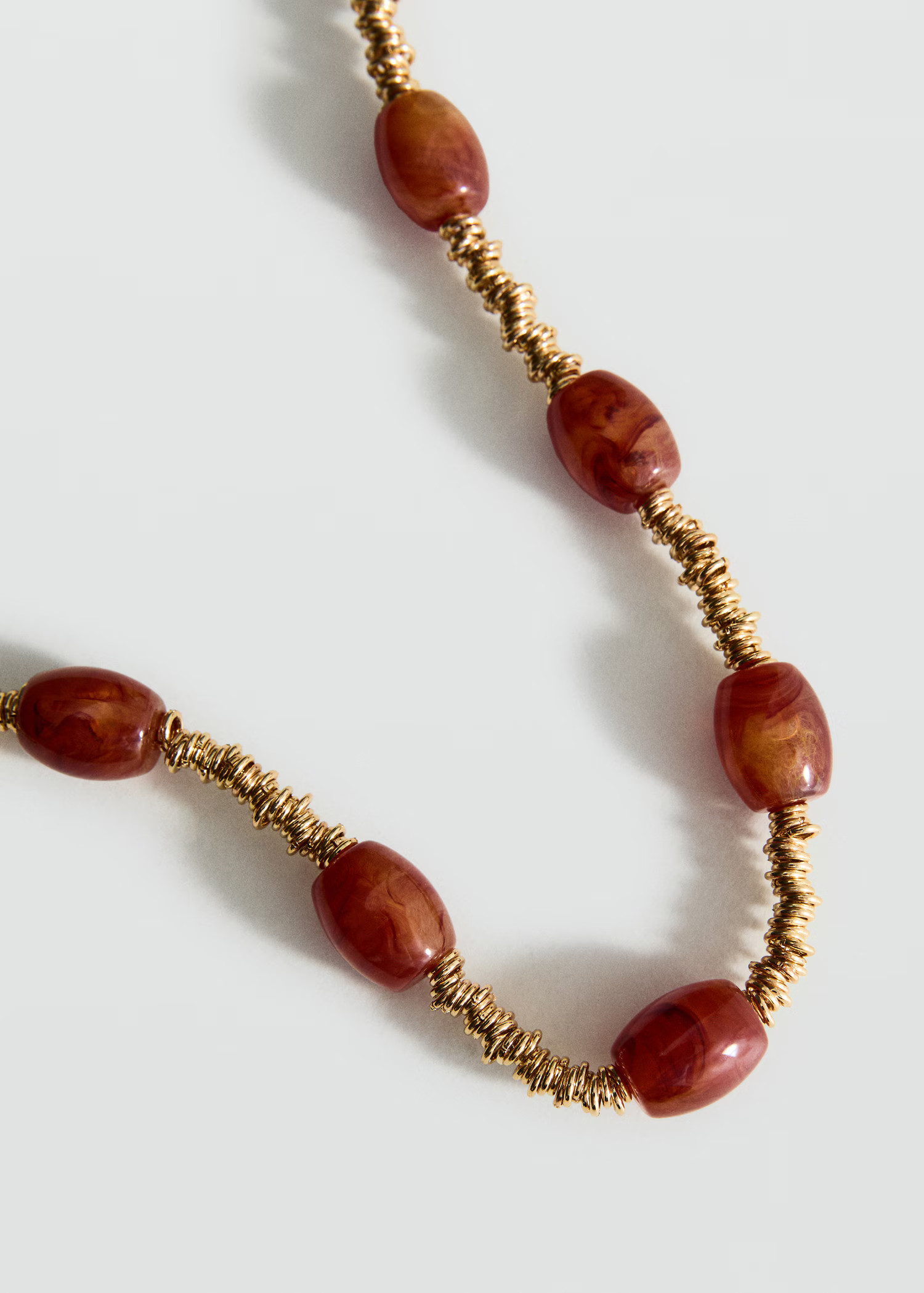 Beaded chain necklace - Women | MANGO USA | Mango (US/MX/AU)