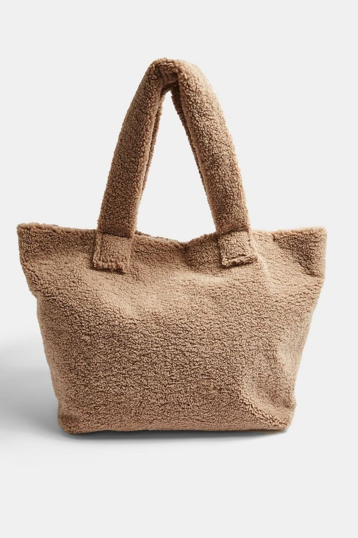 Putty Large Borg Tote Bag | Topshop UK
