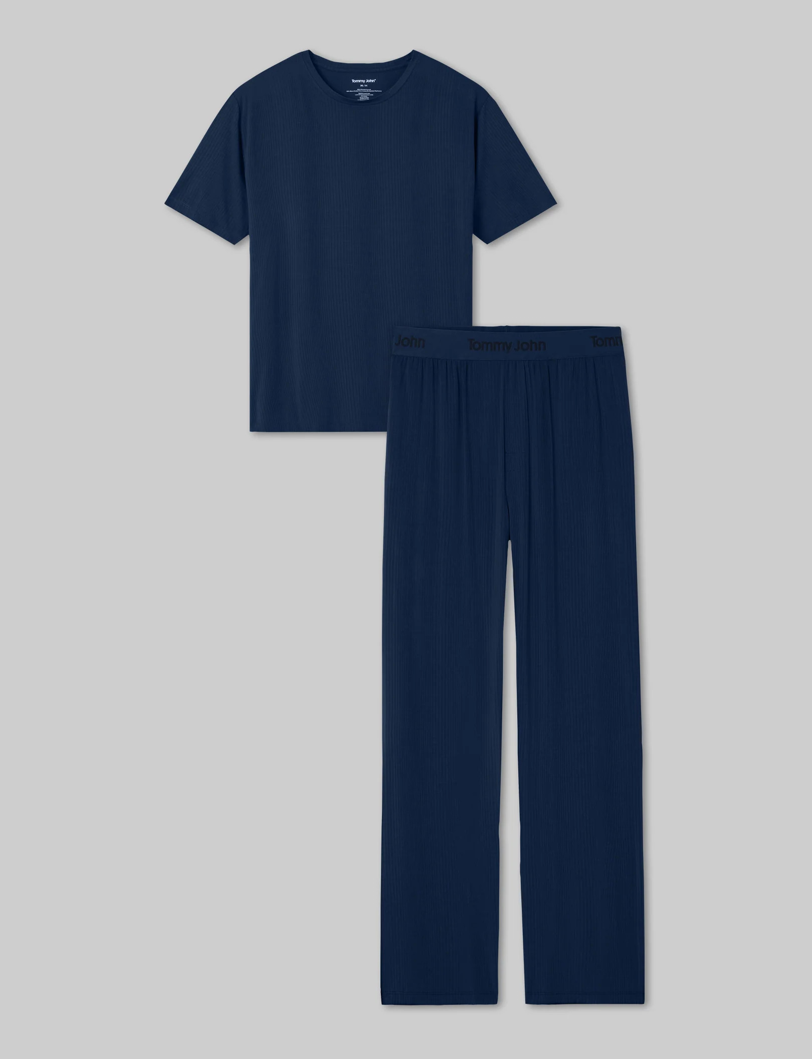 Second Skin Luxe Rib Sleep Tee & Pant Set | Tommy John