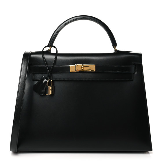 Box Kelly Sellier 32 Black | FASHIONPHILE (US)
