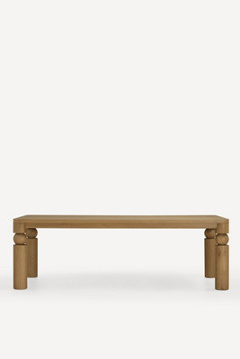 Cas Rectangular Turned Wood Dining Table | Anthropologie (US)