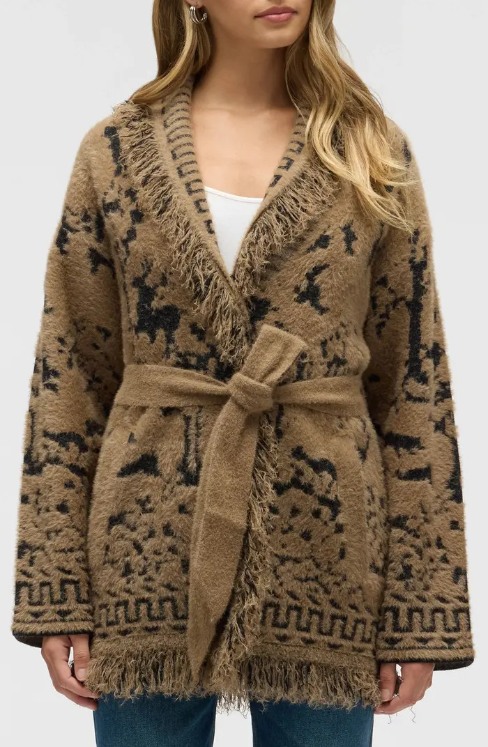 NVLT Fringed Eyelash Sweater Coat | Nordstromrack | Nordstrom Rack