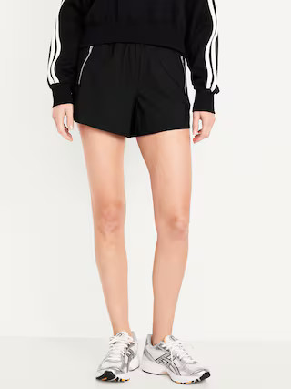 High-Waisted SleekTech Shorts -- 4-inch inseam | Old Navy (US)