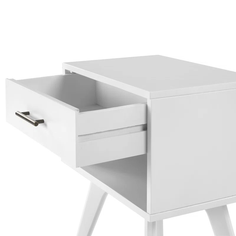 Tribble 1 Drawer Solid Wood Nightstand | Wayfair North America