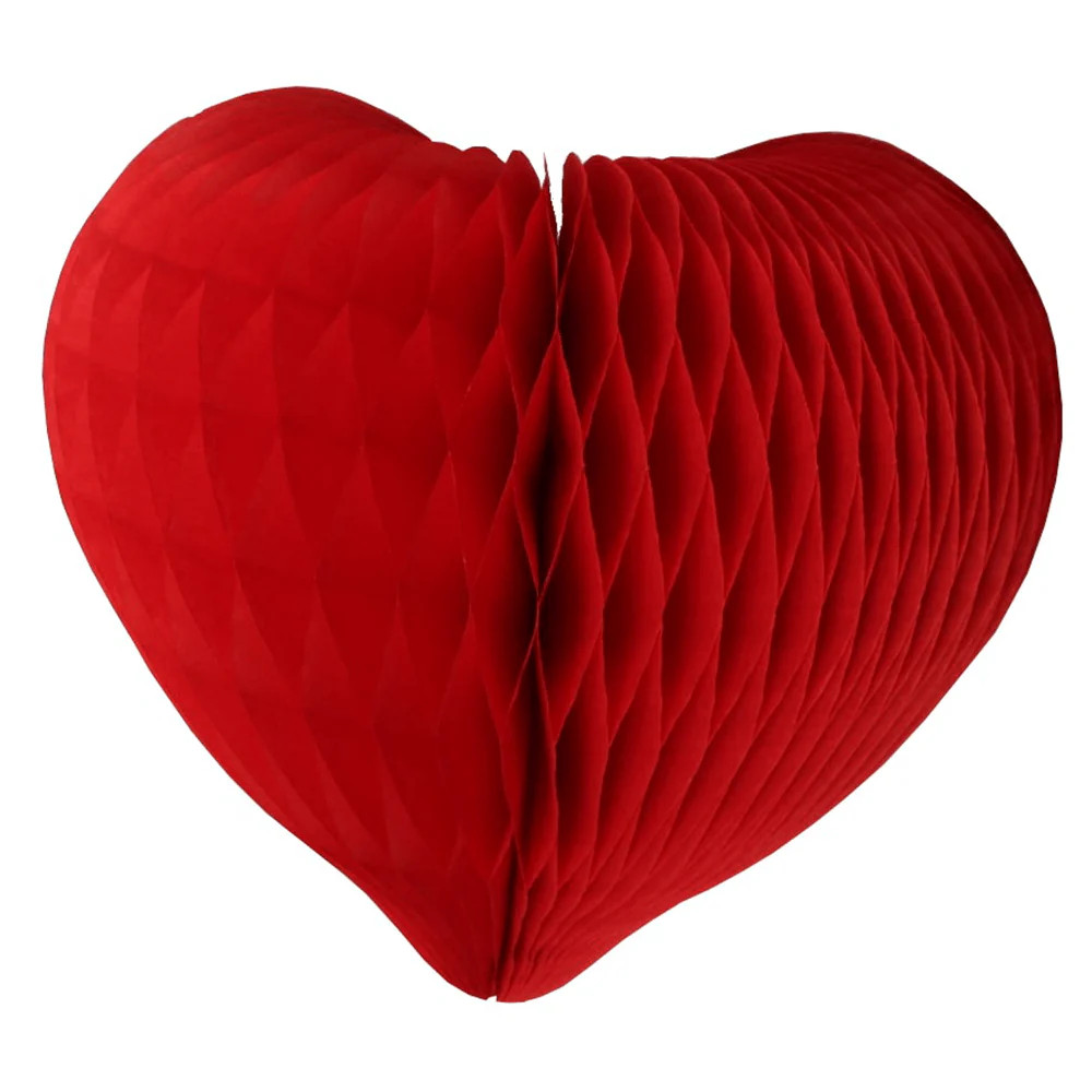 Honeycomb Heart, Red - 2 Size Options | Jollity & CO.