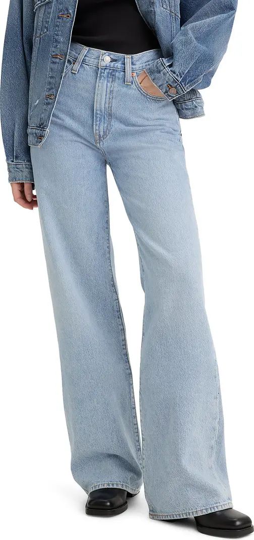 Ribcage High Waist Wide Leg Jeans | Nordstrom
