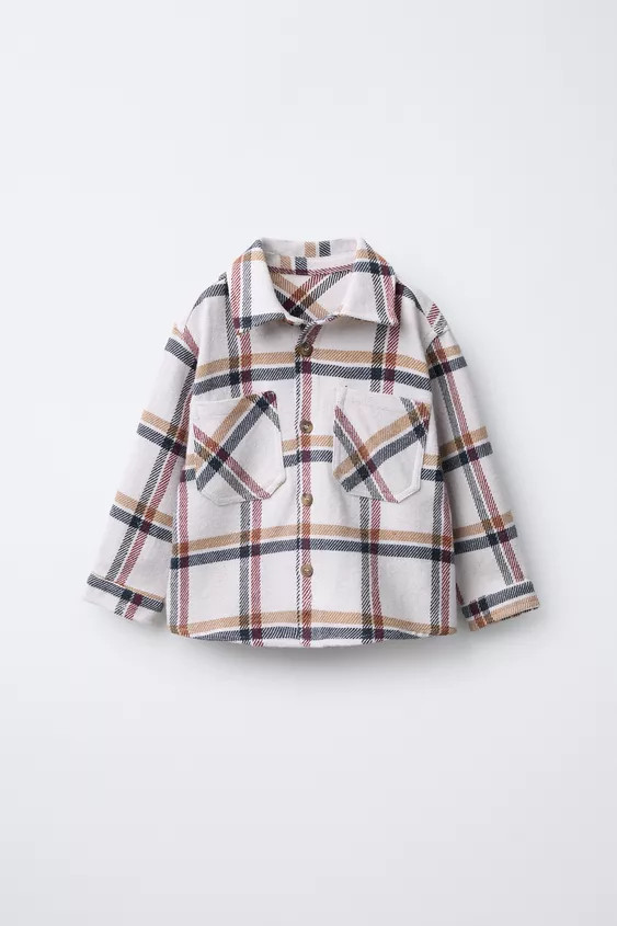 PLAID OVERSHIRT | Zara US
