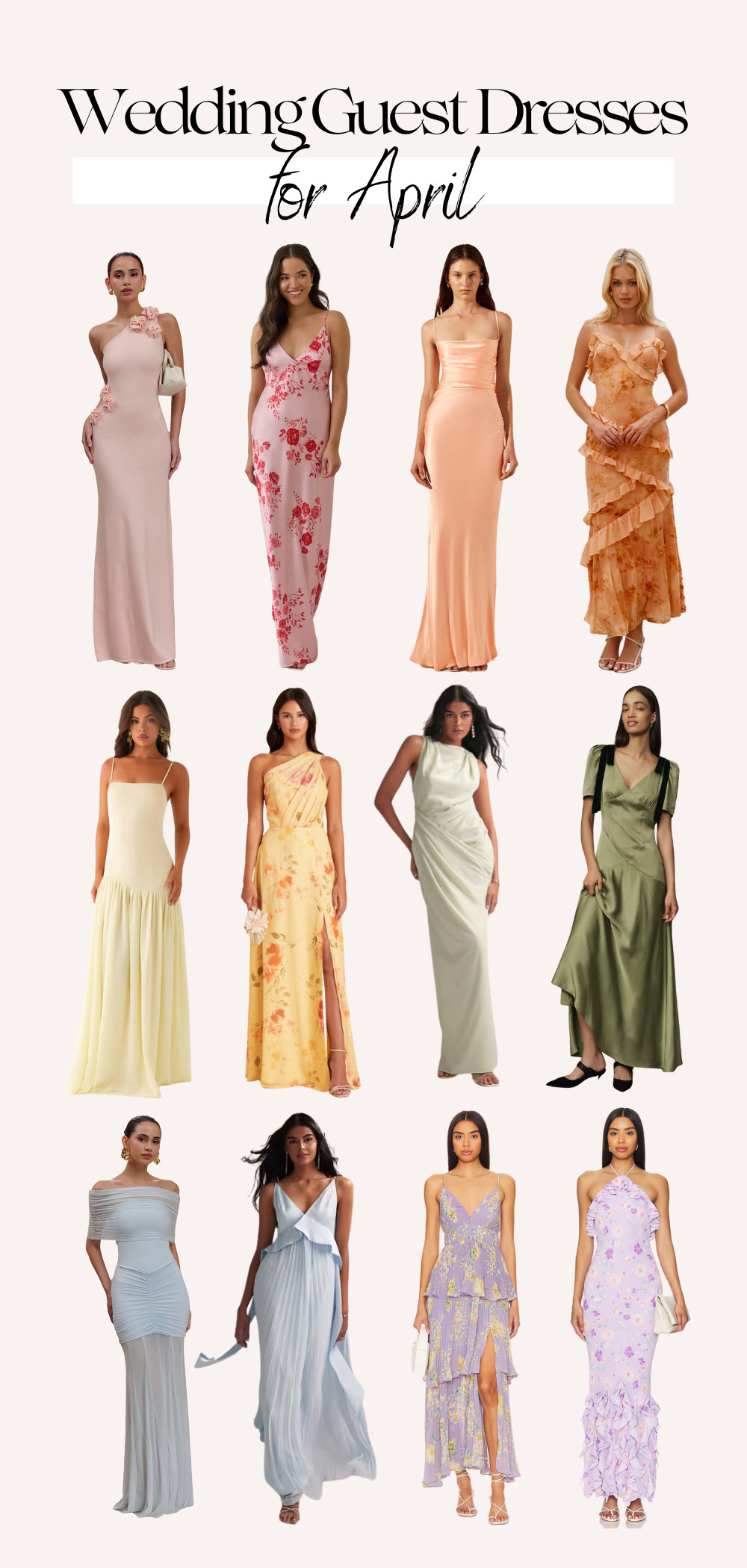 Whether it’s a garden celebration or an elegant evening affair, discover dresses that match the season's romantic vibes and make you stand out as the best-dressed guest. 

 #LTKSeasonal #LTKWedding