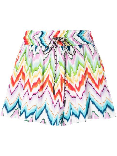 Missoni Patterned Drawstring Shorts - Farfetch | Farfetch Global