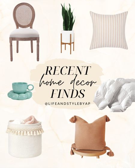 Decorating a new home is fun, but can be so pricey! Found some great deals for home decor!


Chairs, pillows, down comforter, plants, teacup 

#LTKhome #LTKstyletip #LTKFind