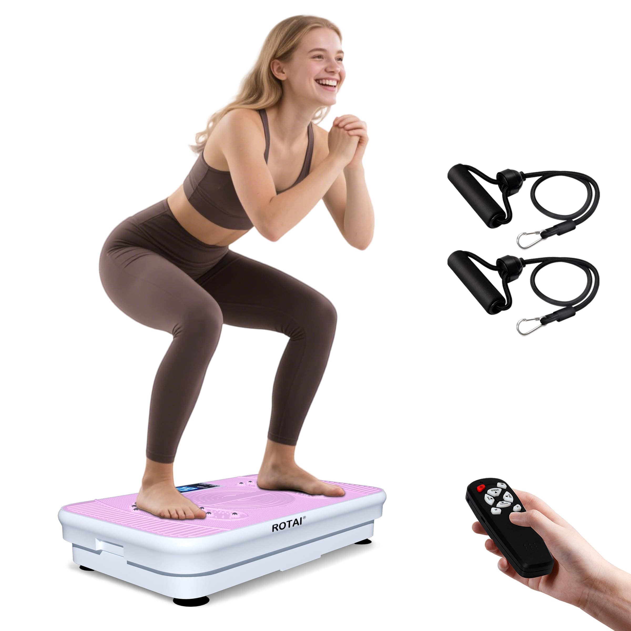 Shake Plate Vibration Exercise Machine for Lymphatic Drainage Massager & Weight Loss, 400 lbs Cap... | Amazon (US)