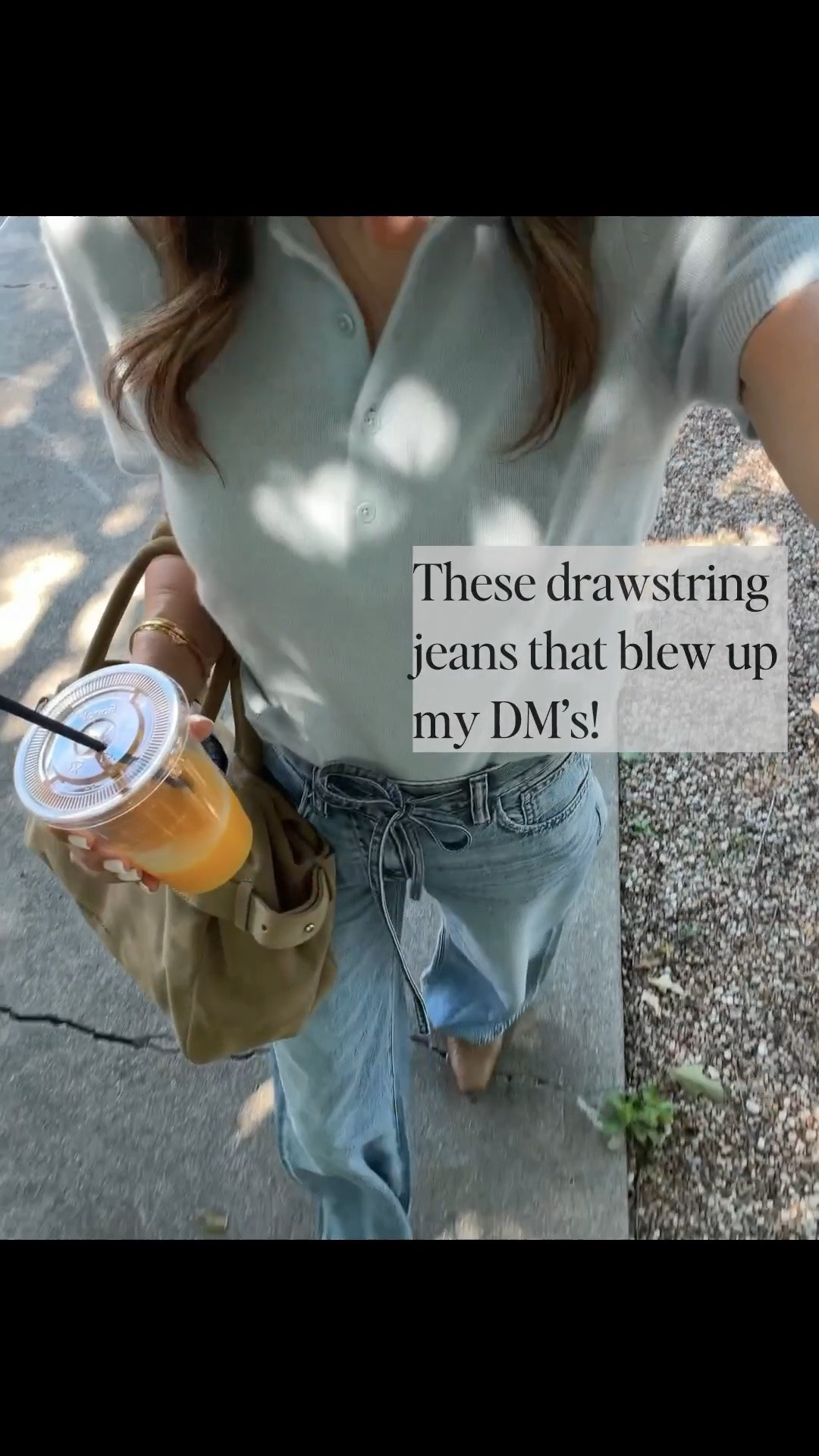 I’m 5’6”
Madewell lightweight jeans wearing true size in short length. 
-flats TTS 
-Suede @Brochu Walker bag 
@Madewell