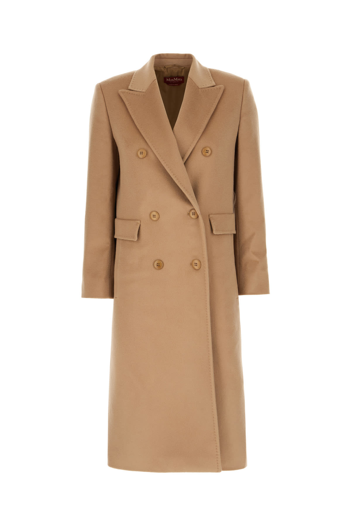 Max Mara Studio Beige Wool Coat | Italist.com US