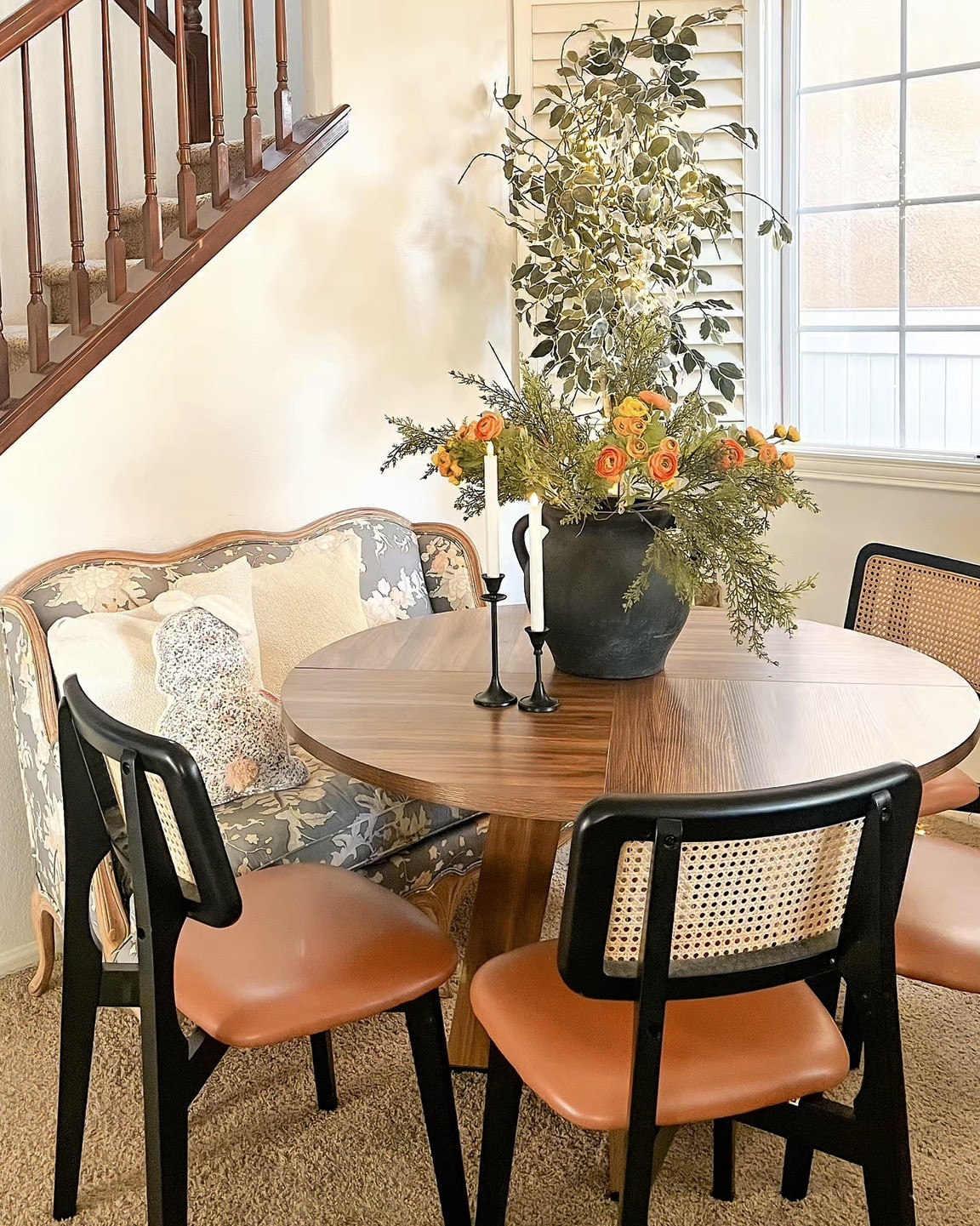 Hola Bebes! Dinning Room Spring Decor Idea 💐

✅ Add colorful Faux stem to your existing Greenery to create a spring floral arrangement 

✅ add cozy candles 

✅ add a Spring Accent Pillow like this  cute little bunny 🐰

#LTKHome #LTKSpringSale