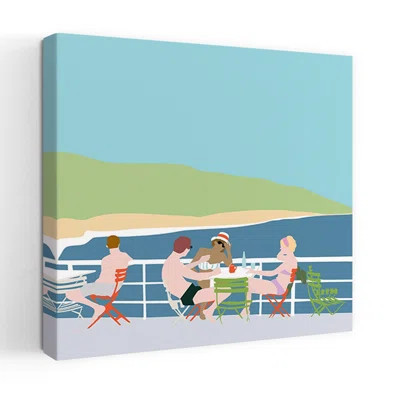 Summer Time Abstract Contemporary Summer Architecture Art | Wayfair North America