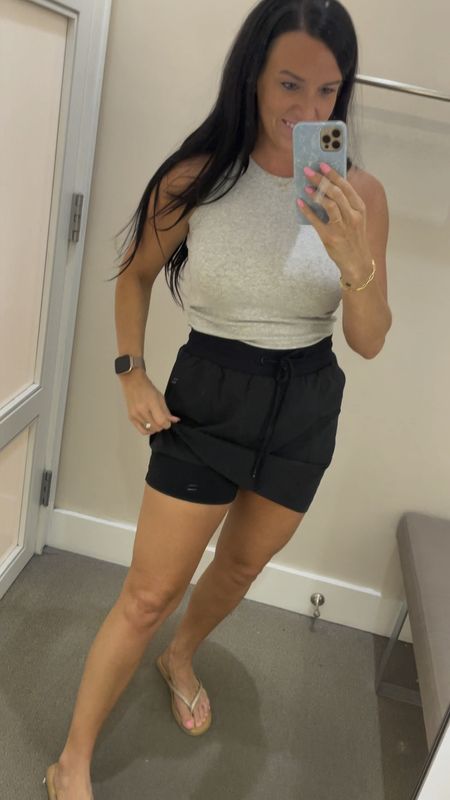 This skort is such a nice length, no slits, athletic fabric, drawstring & pockets and comes in 4 colors, sizes XXS-XXL and petites!

#LTKHome #LTKSaleAlert #LTKActive