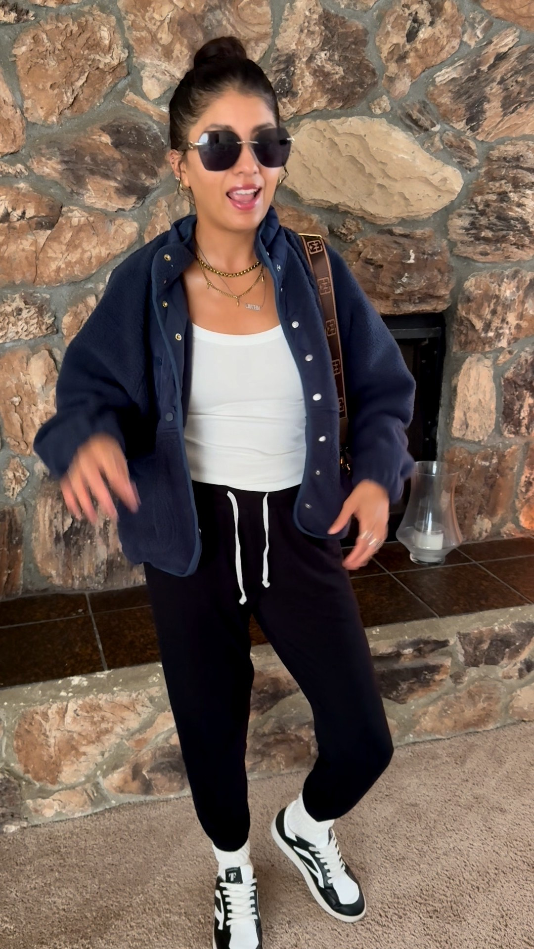 This Sherpa button-down jacket is the perfect California fall-to-winter piece 🍂☀️ Cozy, soft, and effortlessly stylish — I can already see myself wearing it on repeat all season long. Pair it with jeans, leggings, or even a cute dress for that laid-back chic vibe 🤎 
Size xs
#FallFashionFinds

sherpa jacket, fall jacket, button down jacket, cozy outerwear, california fall outfit, winter must have, neutral jacket, fall layering, casual chic, sherpa shacket, LTK fall style, cozy fashion, fall outfit inspo

#LTKTall #LTKSeasonal #LTKStyleTip