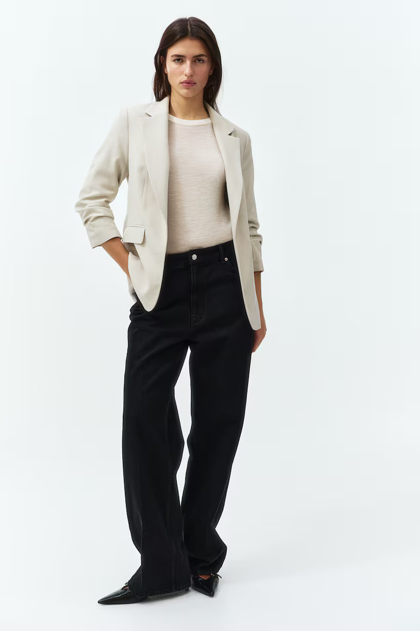 Gathered-sleeve Jacket | H&M (US + CA)