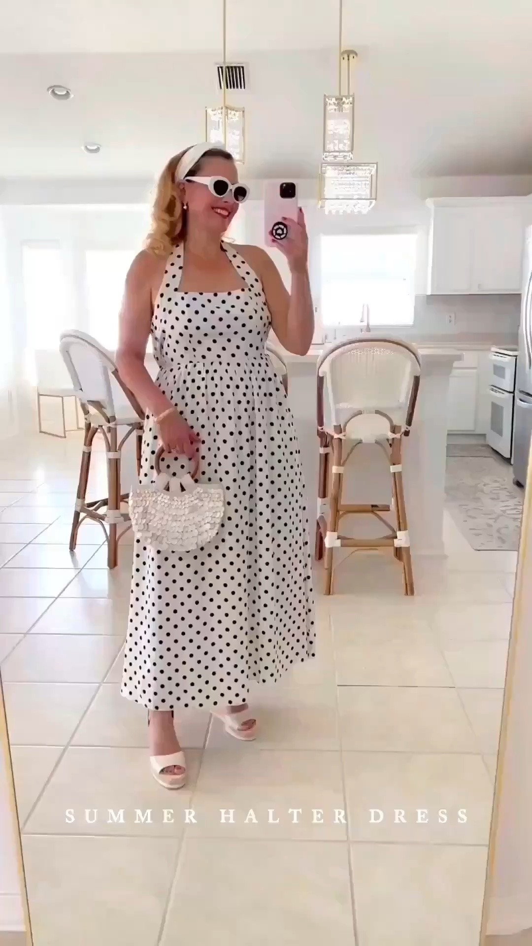 🫶🏻SUMMER MAXI DRESS: #ad Bringing some summer vibes with this outfit! #petalandpup @Petal & Pup 

🫶🏻Loving this polka dot maxi dress. It beautifully highlights your shoulders. The length of the dress is perfect and it creates a chic silhouette as you move. 

🫶🏻It has functional side pockets, an inside lining and zips up the back. I’m wearing a large. There is NO STRETCH on the back panels. This is a tight fit for me. I’m a 36B chest. Fabric feels fantastic!

#LTKSeasonal #LTKOver40 #LTKSaleAlert #LTKTravel #LTKgrwm #LTKootd #LTKMidsize #LTKSwim #LTKvlog #LTKWedding