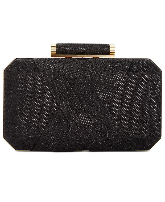 INC International Concepts Lindsayy XX Lurex Clutch, Created for Macy's & Reviews - Handbags & Ac... | Macys (US)