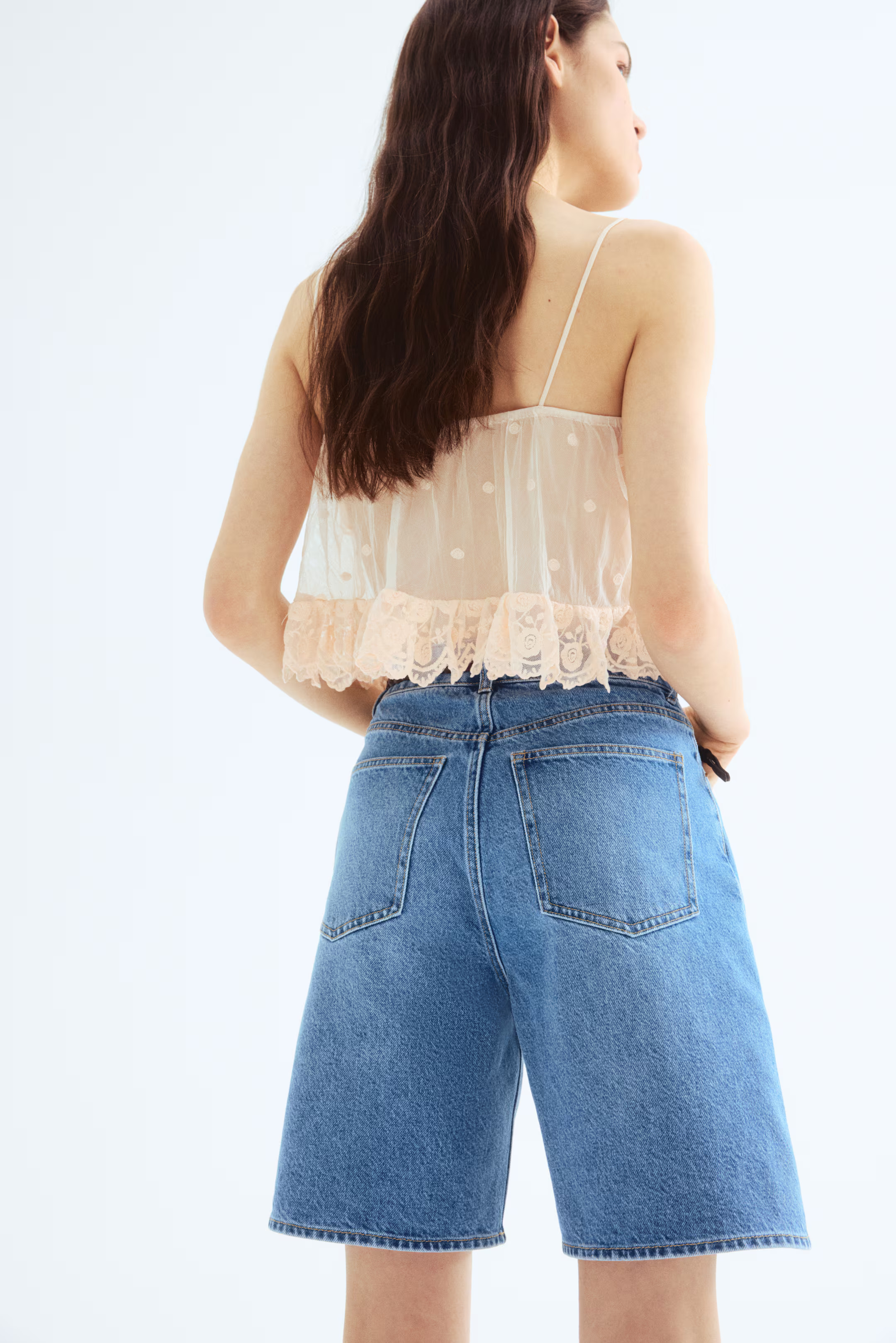 Denim Bermuda Shorts | H&M (US + CA)