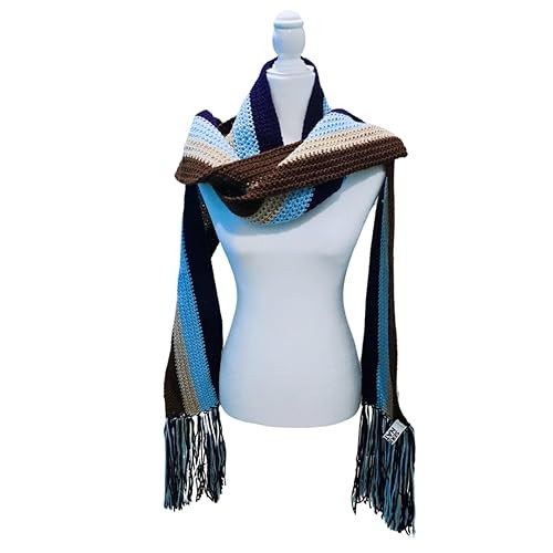 Women Winter Crochet Wrap Long Warm Scarf, The women scarfs made of acrylic, soft like cashmere, ... | Amazon (US)