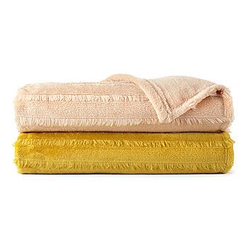 Home Expressions Eyelash Throw | JCPenney