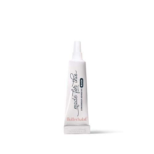 FlutterHabit Made for This Adhesive (3mL), Mini Lash Glue for Eyelash Extensions, All Day Hold for Lash Clusters, Long-Lasting All-in-One Glue for Effortless Application and Secure Wear | Amazon (US)