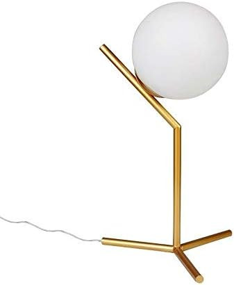 Dellemade Globe Table Lamp, TD00965 Mid-Century Golden Desk Lamp for Bedroom,Living Room,Kids Roo... | Amazon (US)