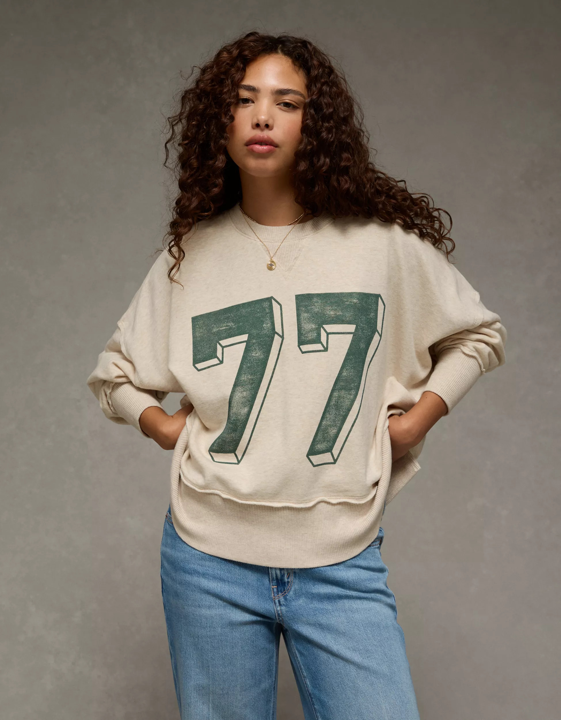AE Big Hug Graphic Sweatshirt | American Eagle Outfitters (US & CA)