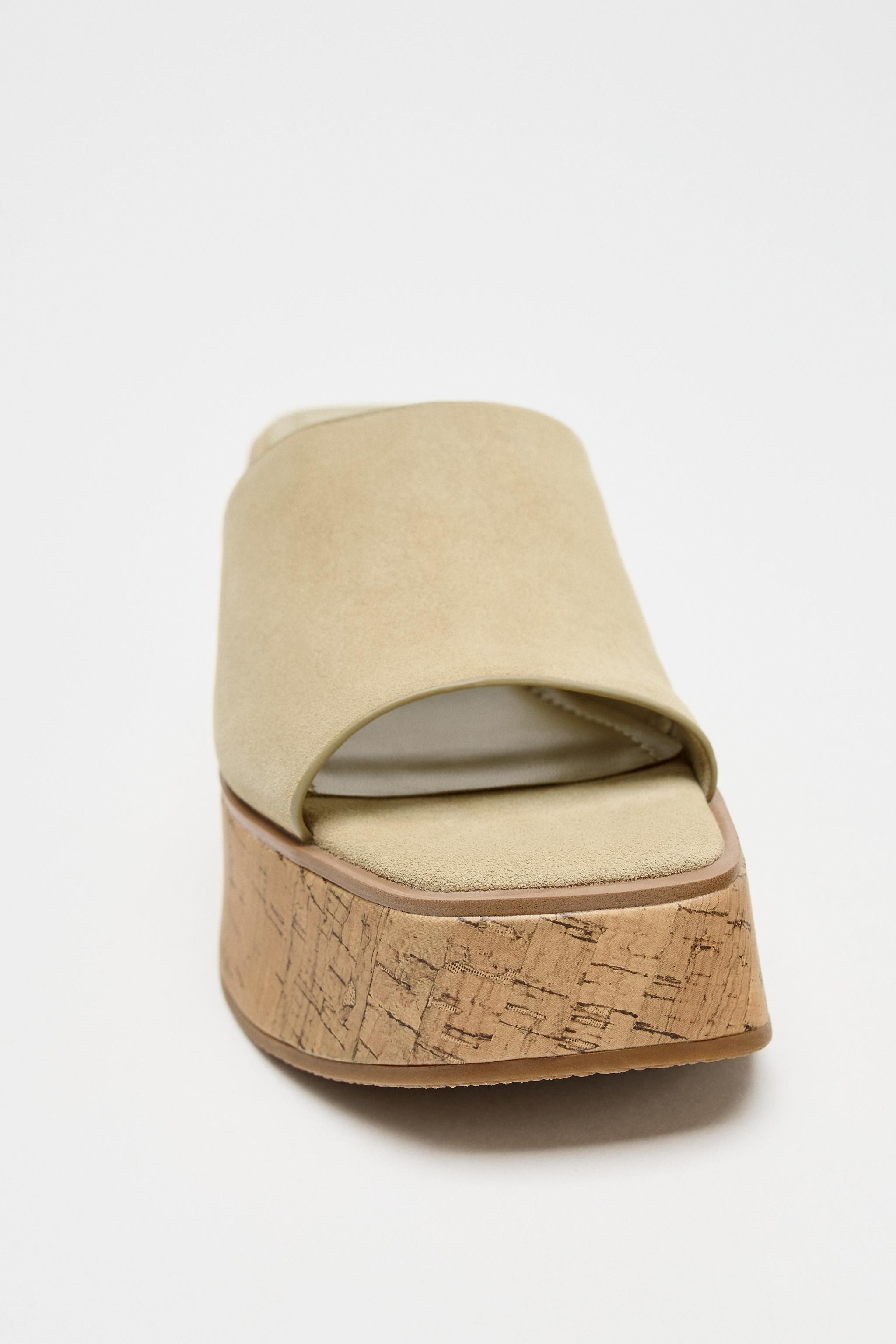 SUEDE PLATFORM WEDGES | Zara US