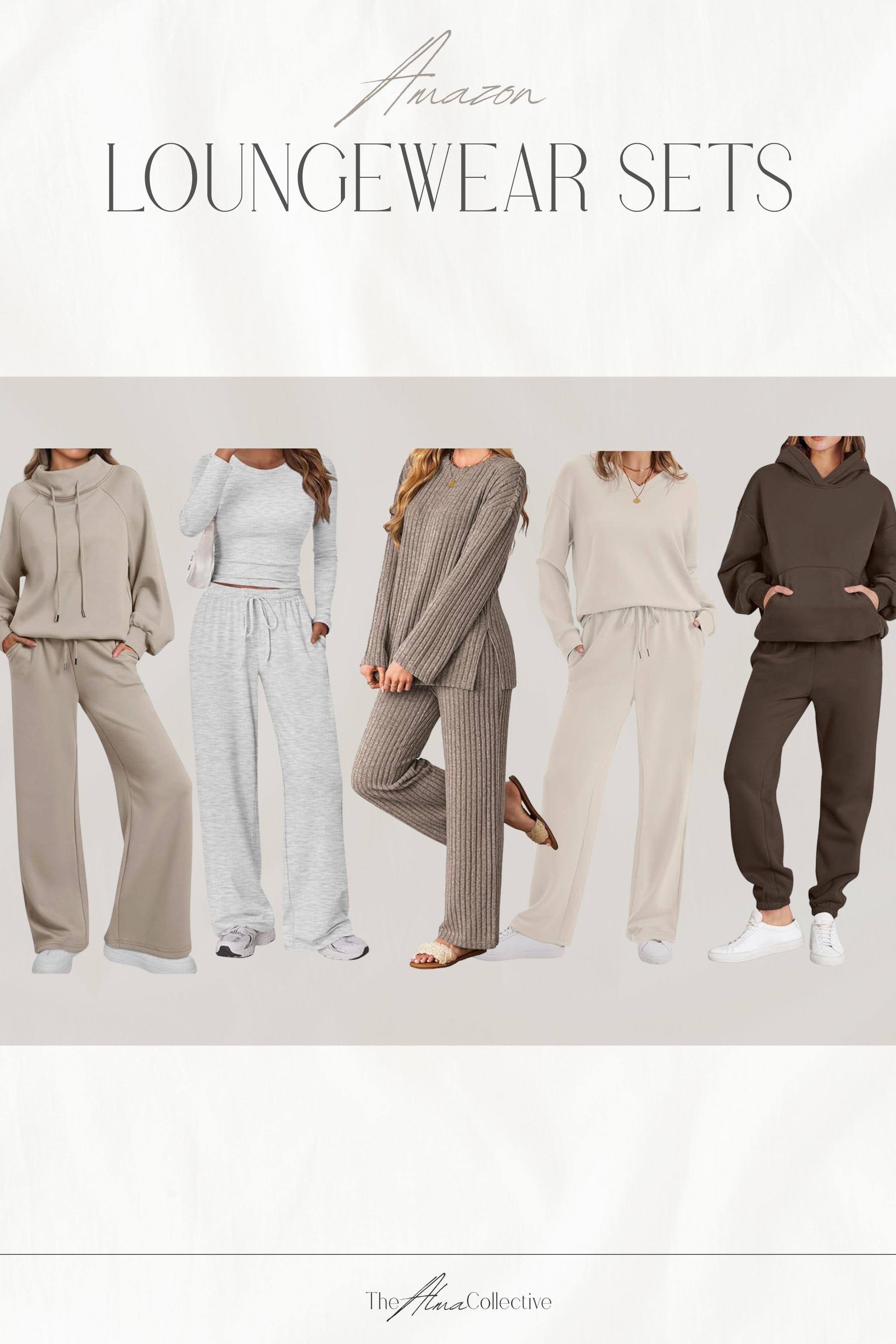 Comfy, neutral, and so easy to wear. 
These Amazon loungewear sets are my go-to for cozy, everyday style. ✨ 

 #LTKGiftGuide #LTKFindsUnder50 #LTKStyleTip
