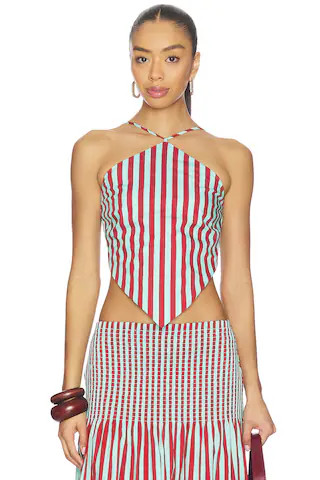 Kit Poplin Tie Top
                    
                    SIMONMILLER | Revolve Clothing (Global)