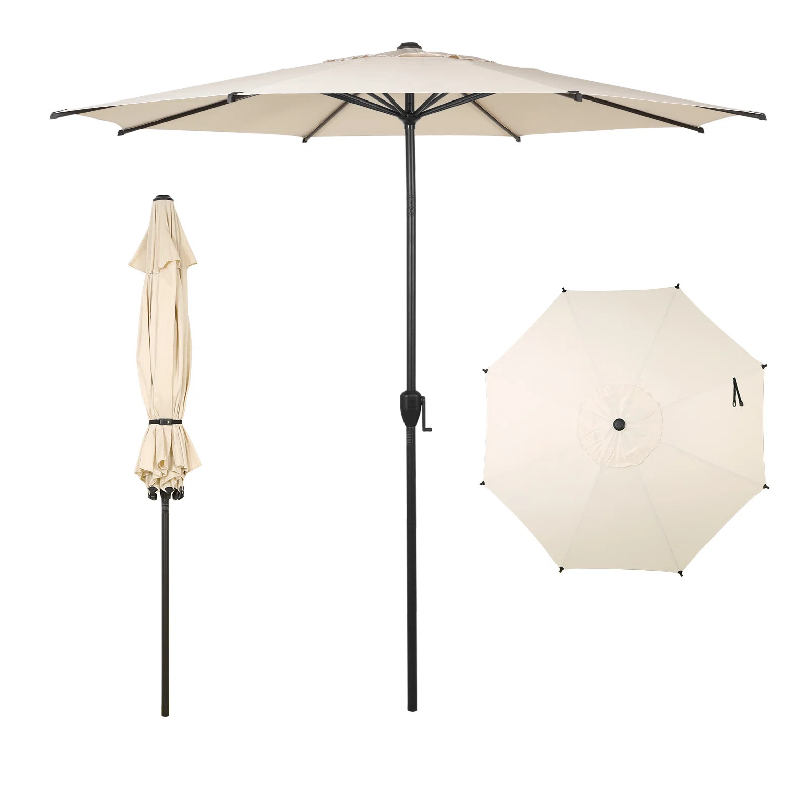 Lyon Market Umbrella with Crank Lift | Wayfair North America